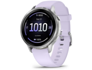 Смарт часовници Garmin  Venu® 4 - 41 мм, Silver с Periwinkle силиконова каишка 