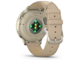 Смарт часовници Garmin  Venu® 4 - 41 мм, Lunar Gold с Light Sand кожена каишка