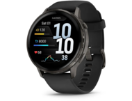 Смарт часовници Garmin Venu® 4 - 45 мм, Slate с Black силиконова каишка