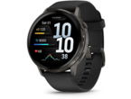 Смарт часовници Garmin Venu® 4 - 45 мм, Slate с Black силиконова каишка