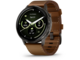 Смарт часовници Garmin Venu® 4 - 45 мм, Slate с Brown кожена каишка
