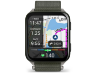 Смарт часовници Garmin Venu® X1 -  Moss с Titanium заден капак и Moss ComfortFit найлонова каишка