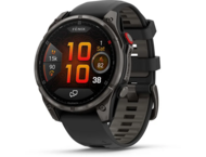 Смарт часовници Garmin fēnix® 8 Pro - 47 mm, AMOLED, Sapphire - Carbon grey DLC titanium с Black/pebble grey силиконова каишка