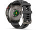 Смарт часовници Garmin fēnix® 8 Pro - 47 mm, AMOLED, Sapphire - Titanium с Graphite/black силиконова каишка