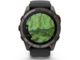 Смарт часовници Garmin fēnix 8 Pro - 51 мм, AMOLED, Sapphire - Carbon grey DLC titanium с Black/pebble grey силиконова каишка