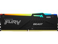 Оперативна памет 32GB DDR5 6000 MT/s Kingston FURY Beast RGB Black, Разопакована 