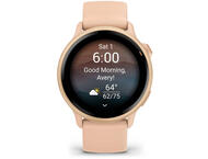 Смарт часовници Garmin vívoactive® 6 - Metallic Pink Dawn с Pink Dawn каишка 