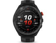 Смарт часовници Garmin Approach® S70 - 47 мм черен керамичен безел с черна силиконова каишка