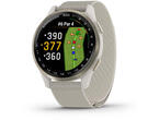 Смарт часовници Garmin Approach® S50 - Cream Gold Aluminium безел с Ivory ComfortFit Nylon каишка