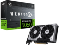 Видео карти MSI GeForce RTX 5050 8G VENTUS 2X OC