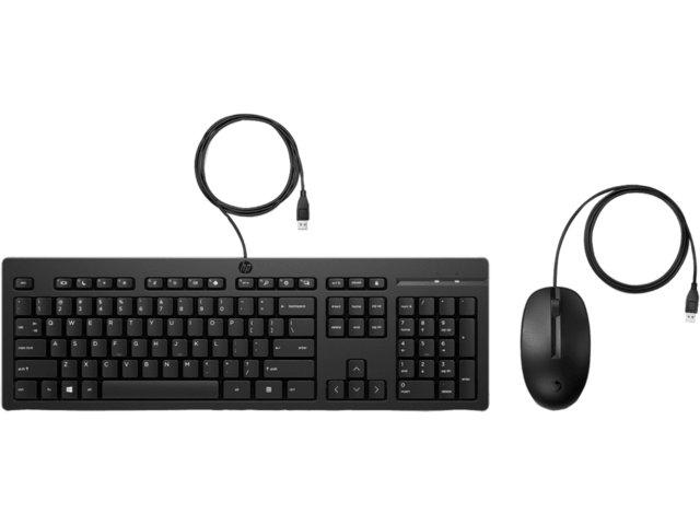 Клавиатури HP 225 Wired Mouse and Keyboard Combo G2