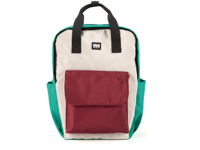 Чанти за Лаптопи Bombata Urban Backpack Rio Green-White-Burgundy red