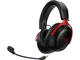 Слушалки HyperX Cloud III Wireless, Black-Red, Разопакован продукт