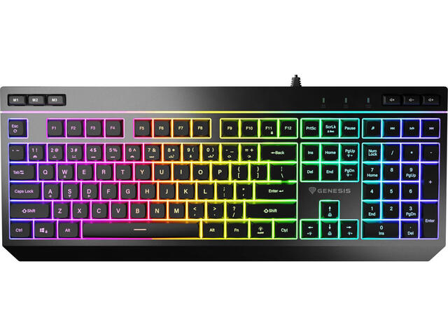 Клавиатури Genesis Rhod 530 Rgb Backlight Us Layout Programmable