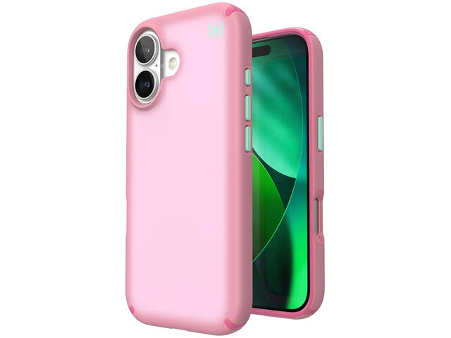 Калъфи Speck iPhone 17 Presidio LUX +MS Ibis Pink/Dark Ibis/Kanom Green 