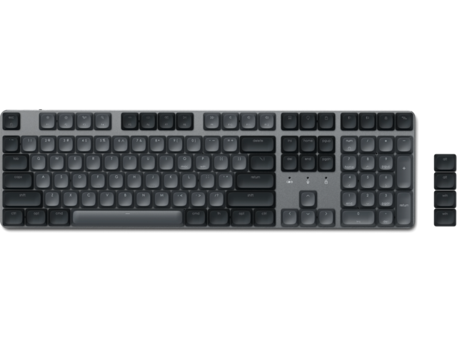 Клавиатури Satechi SM3 Slim Mechanical Backlit Bluetooth Keyboard (Light) - US - Dark