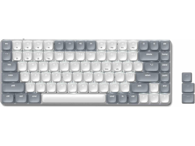 Клавиатури Satechi SM1 Slim (Windows Keycaps - Windows, Left Alt, Right Alt 2.4GHz USB Receiver) - Grey/White