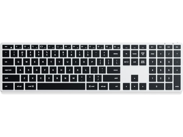 Клавиатури Satechi Slim X3 Bluetooth Keyboard US - Silver