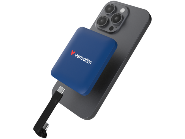 Външни SSD 1TB Verbatim SnapBack SSD Blue Metallic