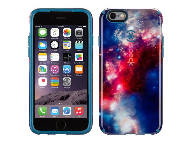 Калъфи Speck CandyShell Inked за iPhone 6, SuperNova Red Pattern/Tahoe Blue 