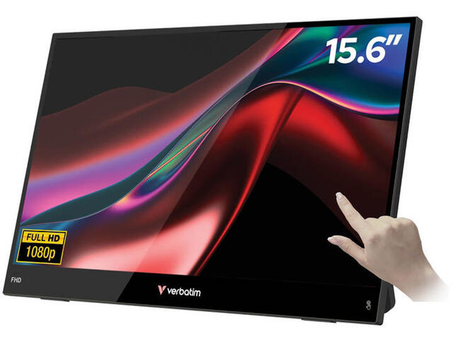 Монитори Verbatim Portable Touchscreen Monitor 15.6" - LIGHT Series