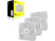 Вентилатори Corsair RS120 PWM White Triple Pack