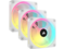 Вентилатори Corsair iCUE LINK QX120 RGB White Starter Kit