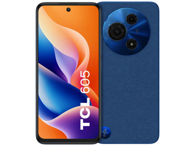 Смартфони TCL 605, 4GB RAM / 128GB, Quartz Blue