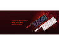 Клавиатури Madlions MAD 60 HE Flagship V2 - 8K, Magnetic Amber Pro Switches - White