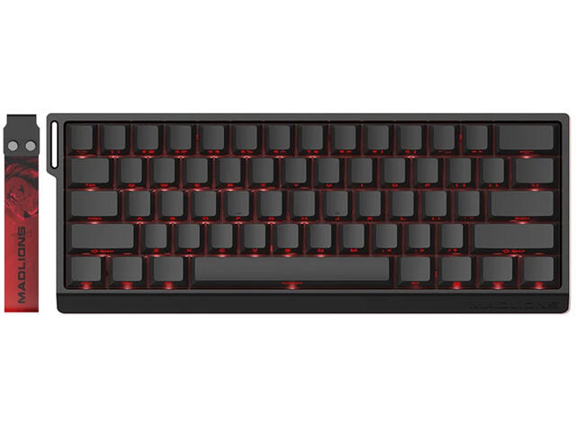 Клавиатури Madlions MAD 60 PRO - Black, 8K, Sealed Silver Magnetic [Linear]