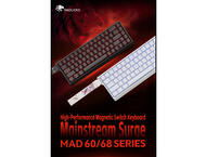 Клавиатури Madlions MAD 60 PRO - Black, 8K, Sealed Silver Magnetic [Linear]