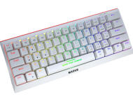 Клавиатури Marvo Hecate 61R TKL, White - RED switches