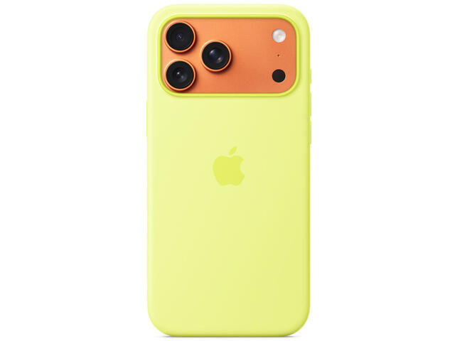 Калъфи Apple iPhone 17 Pro Max Silicone Case with MagSafe – Neon Yellow