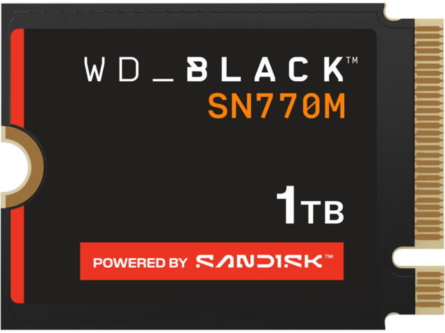SSD 1TB WD_BLACK SN770M POWERED BY SANDISK