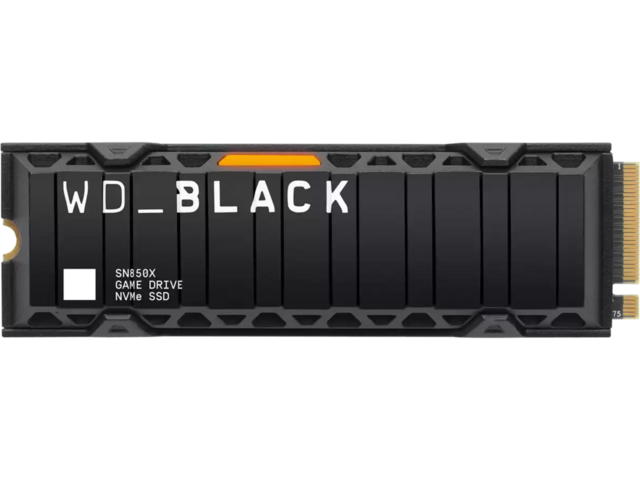 SSD 2TB WD_BLACK SN850X POWERED BY SANDISK, с Heatsink