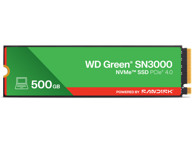 SSD 500GB WD Green SN3000 POWERED BY SANDISK