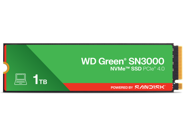 SSD 1TB WD Green SN3000 POWERED BY SANDISK