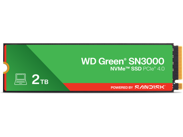 SSD 2TB WD Green SN3000 POWERED BY SANDISK