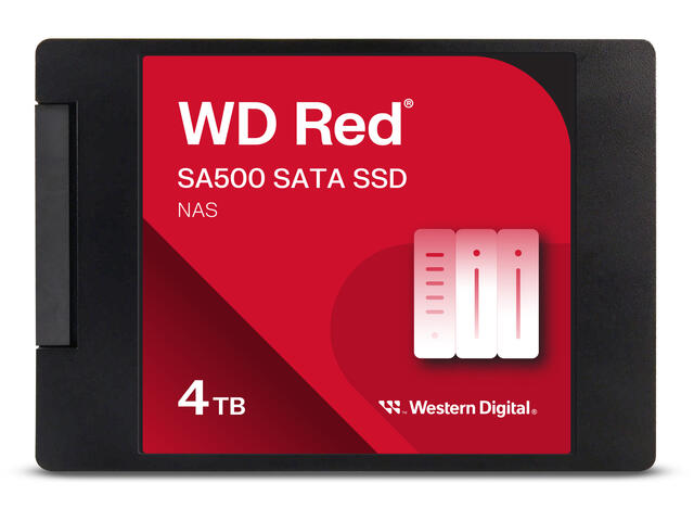 SSD 4TB WD Red SA500 SATA SSD 2.5" POWERED BY SANDISK