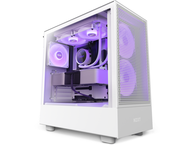 Кутии NZXT H5 Flow RGB Matte White, Нарушена опаковка
