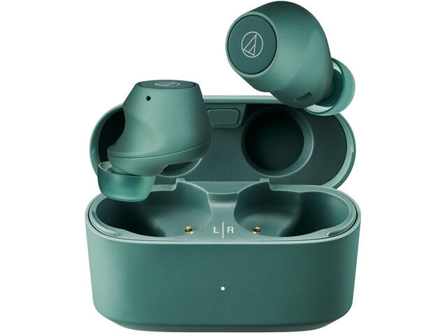 Слушалки Audio-Technica ATH-CKS30TW+ - зелени