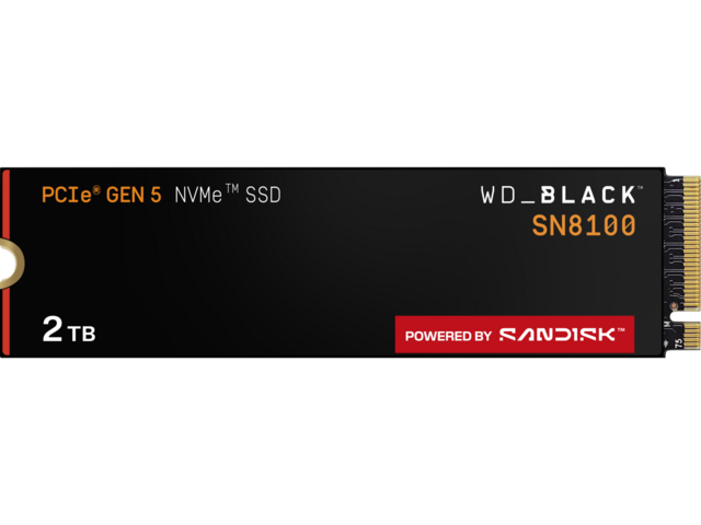 SSD 2TB WD_BLACK SN8100 POWERED BY SANDISK