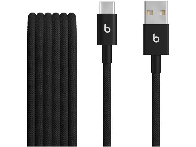 Кабели и Адаптери Beats USB-A to USB-C Woven Cable (1.5 m) - Bolt Black