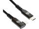 Кабели и Адаптери Dviced Angled Braided cable USB-C to USB-C 1.25m