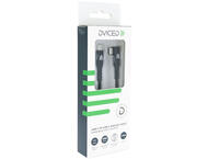 Кабели и Адаптери Dviced Angled Braided cable USB-C to USB-C 1.25m