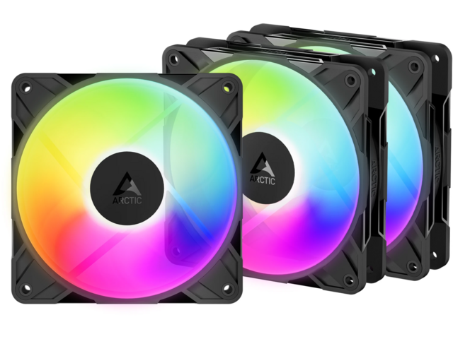 Вентилатори Arctic P12 Pro Reverse A-RGB 3 Pack