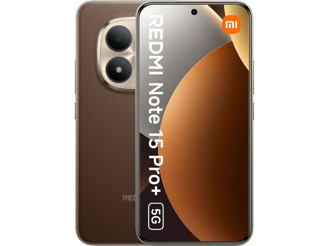 Смартфони Xiaomi Redmi Note 15 Pro+ 5G - 12GB RAM / 512GB, Mocha Brown