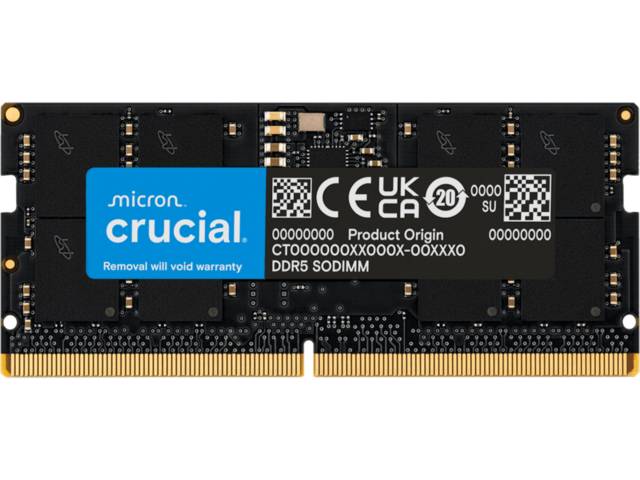 Оперативна памет 32GB DDR5 5600 MT/s Crucial SODIMM 