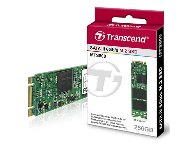 SSD 256GB M.2 SATA Transcend MTS800