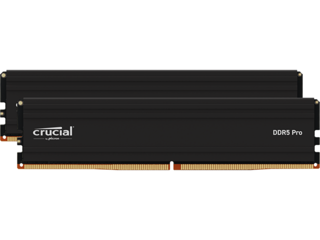 Оперативна памет 96GB (2x48GB) DDR5 5600 MT/s Crucial Pro Black
